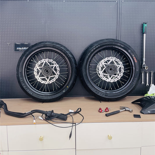 17" SuperMoto Wheel Set For Surron Ultra Bee